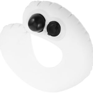 ULTECHNOVO U Shaped Inflatable Travel Pillow PVC Neck for Airplanes Camping and Outdoor Adventures Quick Inflate Deflate Versatile Comfort for Long Journeys