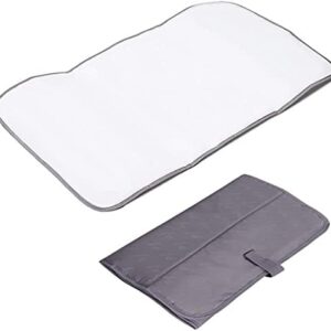 Lekebaby Foldable Travel Changing Mat Portable Baby Change Mat, Grey
