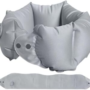 Travel Pillows for Airplanes, Inflatable Neck Support Pillow with Adjustable Ergonomic Headrest, Compact Sleeping for Long Flights, Car Travel, Backpacking, Home Naps, and Air Travels Lag Reliefs