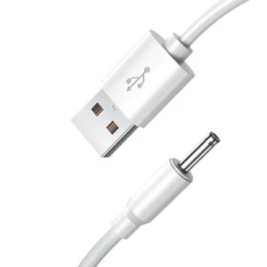Limtula USB to 3.5x1.35mm 5V Charging Cable Cord Power Converters Wire for Speaker Small Fan Desk Lamp Various Devices
