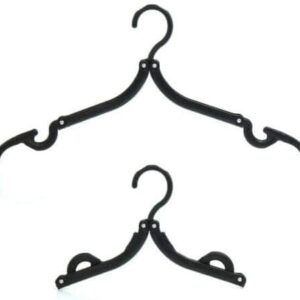 8pcs Foldable Clothes Hanger Multifunctional Hanger Portable Hanger Travel Hangers Collapsible Coat Hanger Portable Travel Hangers Baby Clothes Hangers Folding Coat Hanger Retractable Clothes Hanger