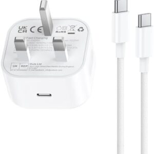 iPhone 15 16 Charger Plug and Cable 20W PD USB C Fast Power Adapter with 6FT USB C Cable for iPhone 16/16 Plus/16 Pro/16 Pro Max/16e/15/15 Plus/15Pro Max, iPad