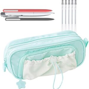 Large Pencil Case, School Storage Pens, 8.27x3.35x2.2in Friendly Design, Lightweight & Portable, Stationery Organizer for Classroom, Art Supplies, Teen, Kindergarten, College Students, Girls, Kids