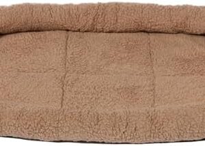 Danish Design Essentials Mattress, Beige Large 91x56cm - Dog Bed and Crate & Travel Mat, Mashine Washable