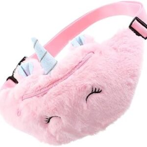BESPORTBLE 1Pc Plush Unicorn Waist Bag for Crossbody Sling Bag Cute Cartoon Design Durable and Skin Friendly Material for Boys