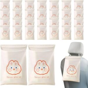 Trash Bags - Cute Cartoon Easy Stick Auto Trash Bag | Home Storage & Organization for Vomit Proof Kids Friendly Cupholder Backseat Door Airplane Boat
