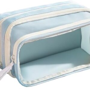 Pencil Case, Pencil Organizer, Compact Form Oxford Fabric Travel Friendly Simple Design Quick Access Stylish Look, Stationery Holder for Girls, Boys, Students, College, Kids 8.86x4.72x2.76 Inches