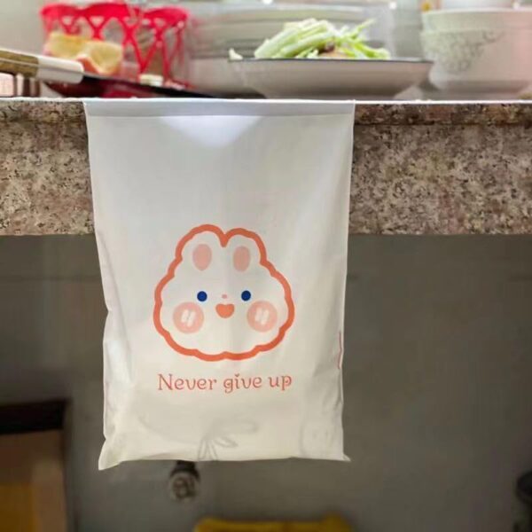 Trash Bags - Cute Cartoon Easy Stick Auto Trash Bag | Home Storage & Organization for Vomit Proof Kids Friendly Cupholder Backseat Door Airplane Boat - Image 7